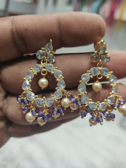 Chandbali ear rings