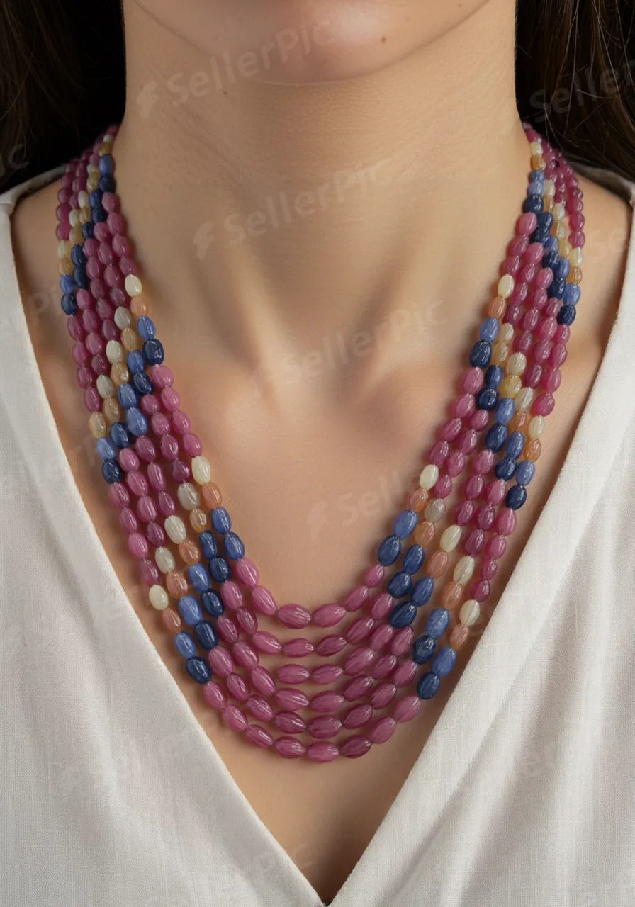 Precious beads jewellery rubys neelam yellow sapphire