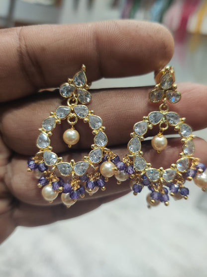 Chandbali ear rings